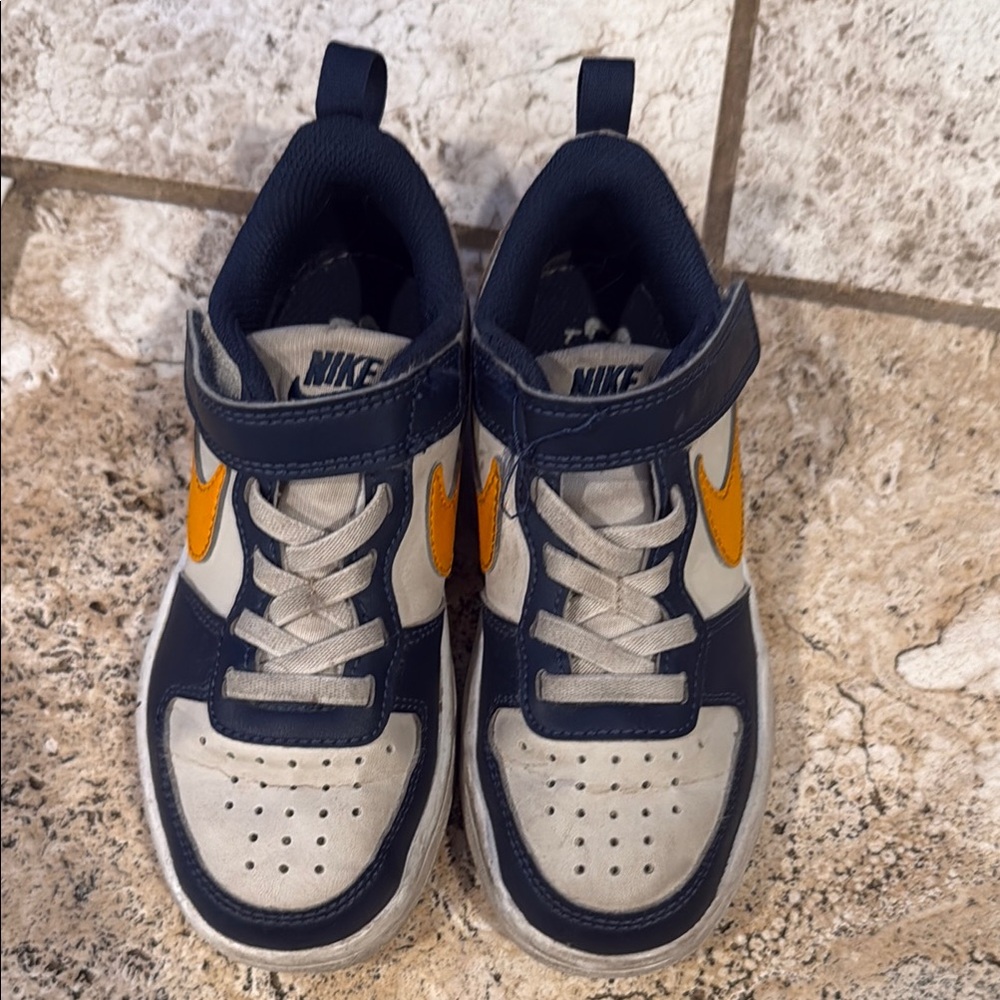 Nike Kids Shoes - Navy and Orange